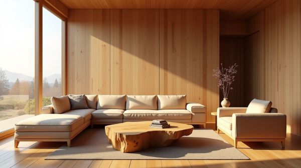 Des meubles en bois massif uniques pour un intérieur contemporain